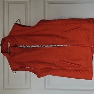 Orange horse riding vest